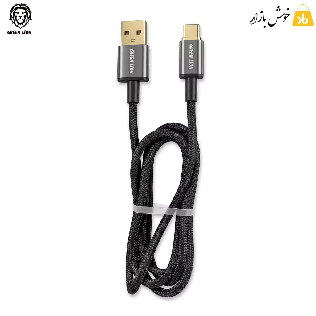 کابل شارژ و انتقال داده گرین لاین مدل Tough Transparent طول 1 متر (USB-A به USB-C) — تصویر ۸
