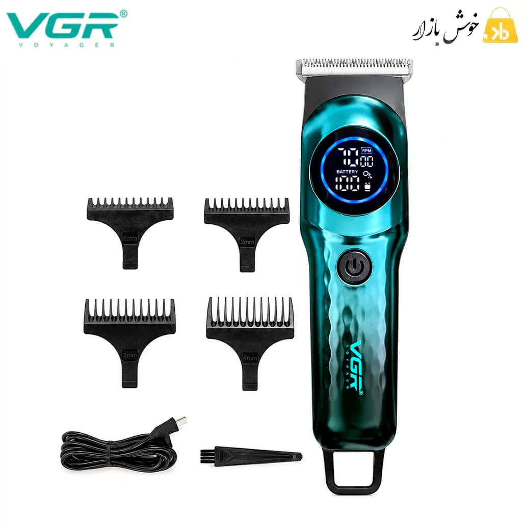 ماشین اصلاح خطزن حرفهای وی جی آر (VGR) مدل V‑966 — تصویر ۴