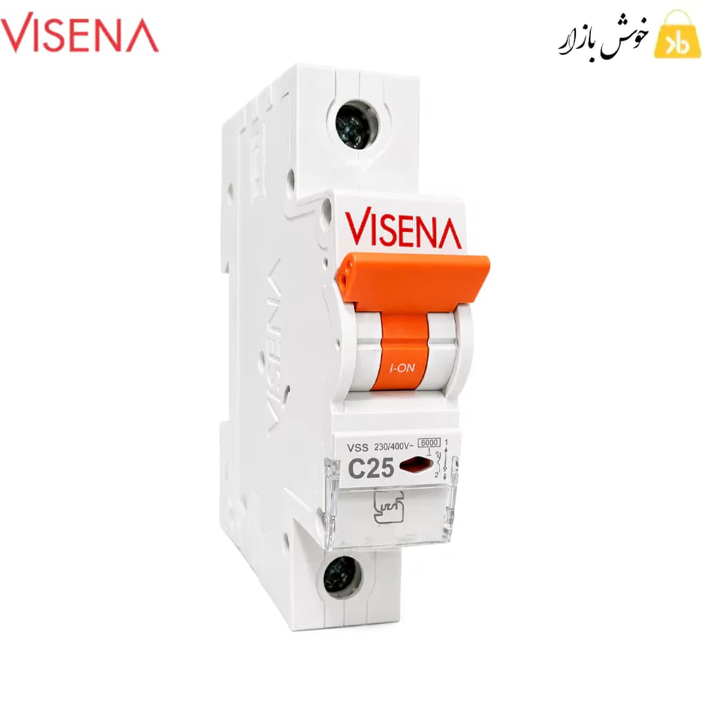 فیوز مینیاتوری 25 آمپر ویسنا (VISENA) تک فاز تیپ C — تصویر ۳
