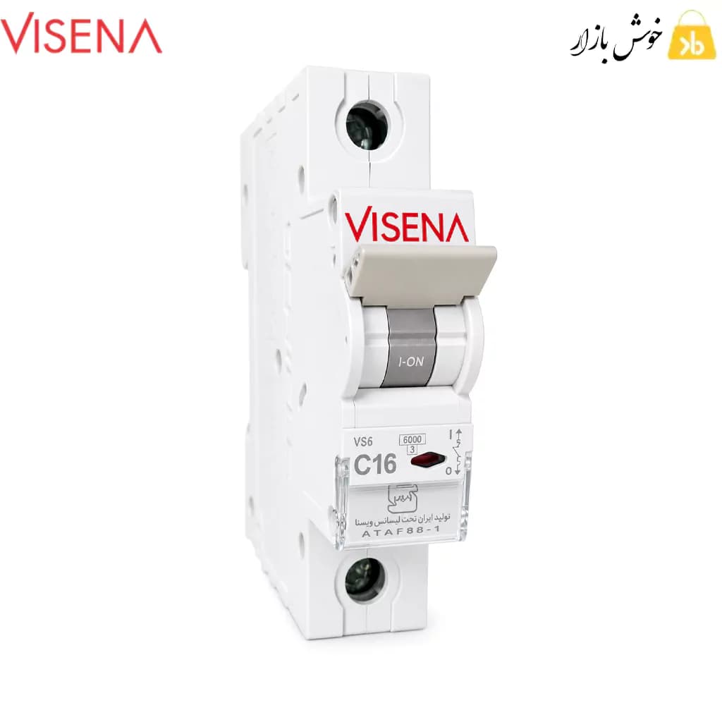 فیوز مینیاتوری 16 آمپر ویسنا (VISENA) تک فاز تیپ C — تصویر ۶