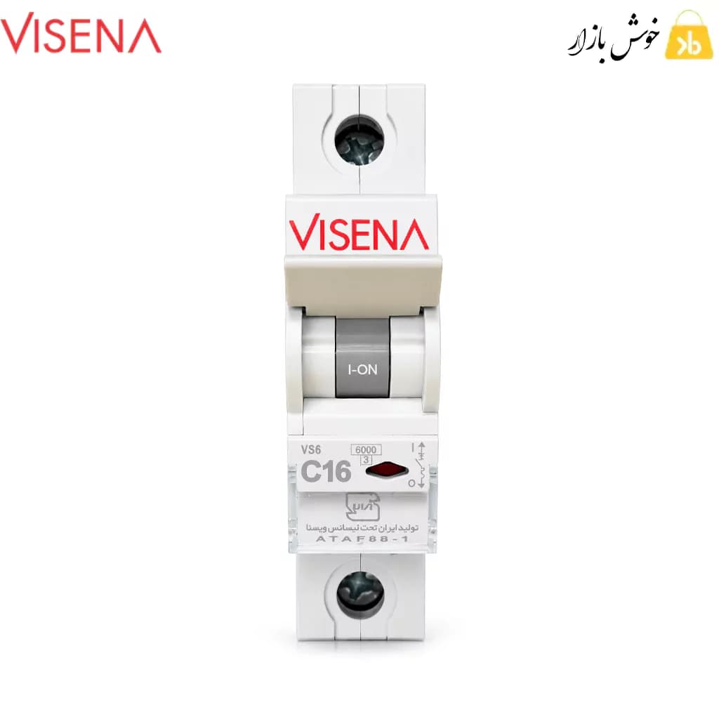 فیوز مینیاتوری 16 آمپر ویسنا (VISENA) تک فاز تیپ C