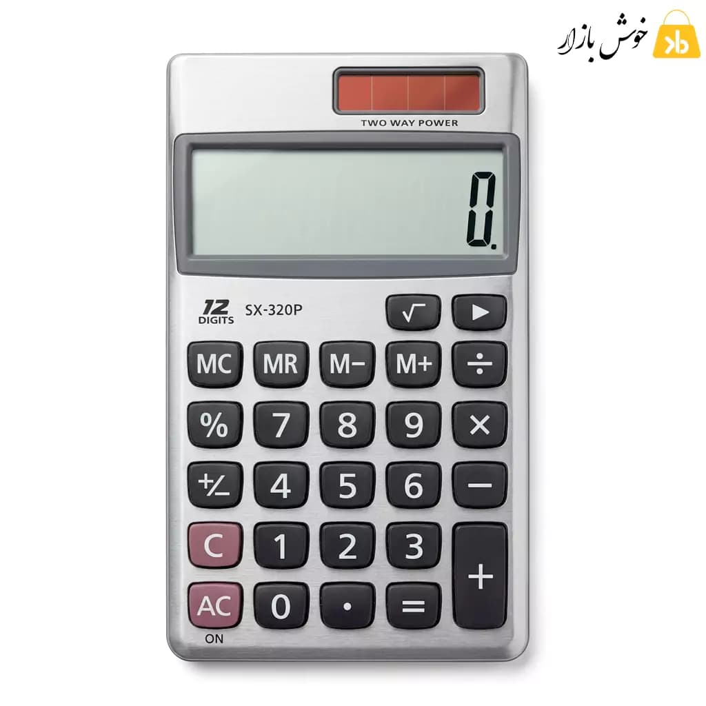 ماشین حساب جیبی 12 رقمی مدل SX-320P — تصویر ۹