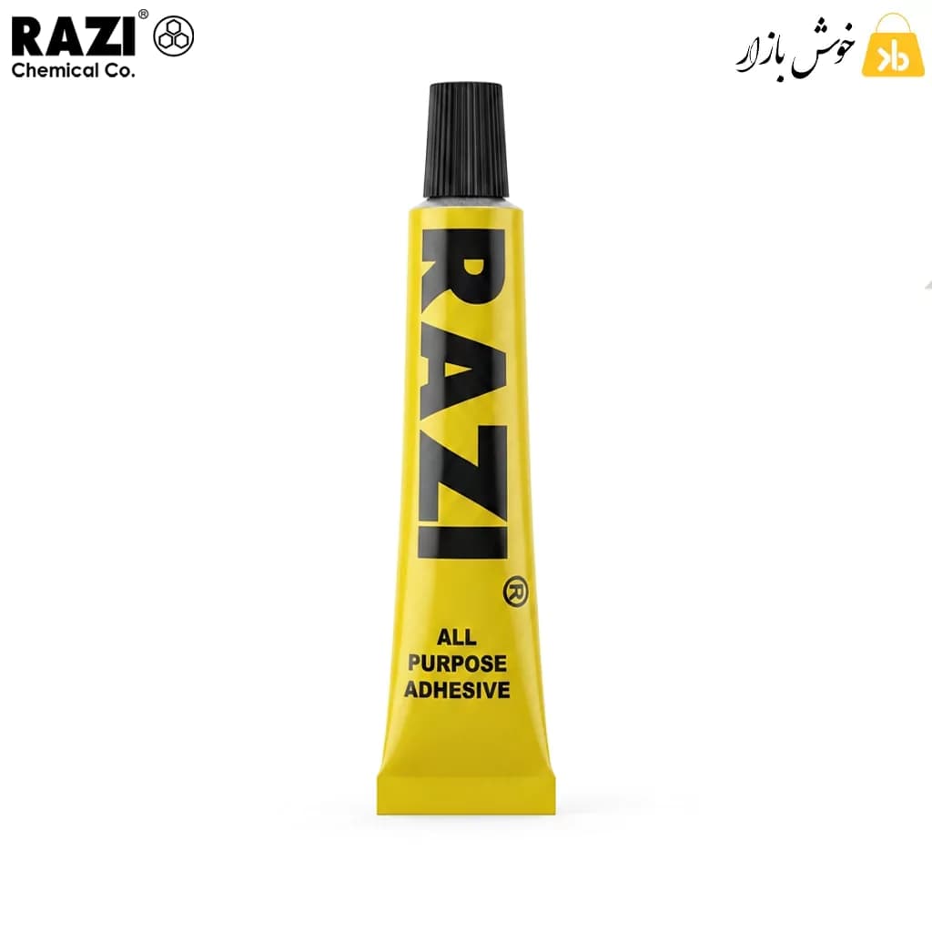 چسب همهکاره شفاف رازی مدل آلپلاست (Allplast) حجم 8 میلی لیتر