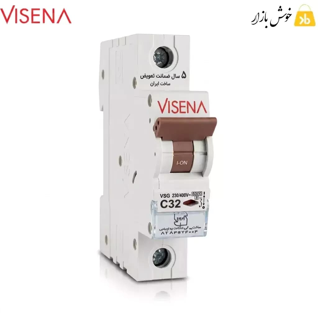 فیوز مینیاتوری 32 آمپر ویسنا (VISENA) تک پل تیپ C — تصویر ۵
