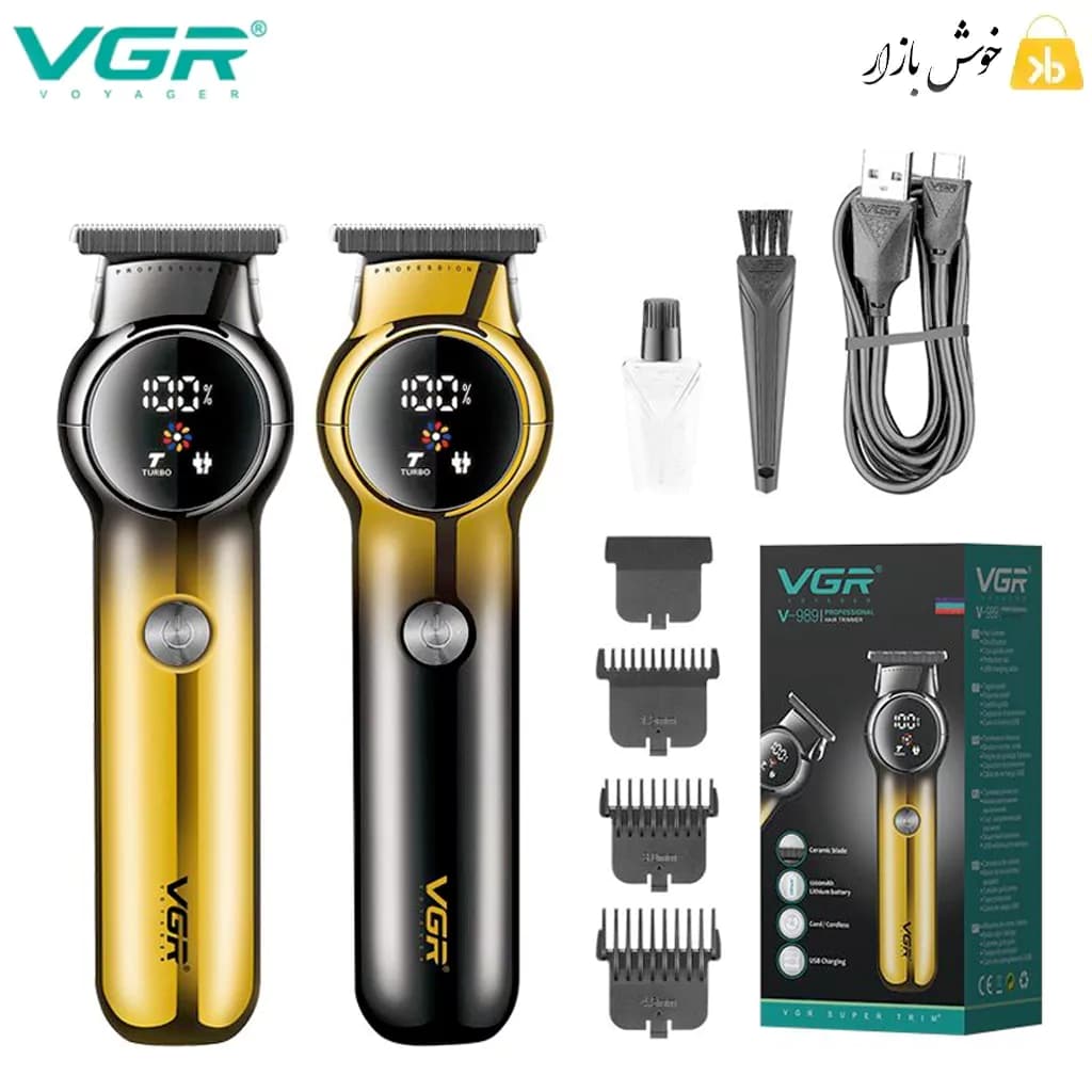 ماشین اصلاح خط زن و صفر زن وی جی آر مدل VGR V-989 — تصویر ۱۲