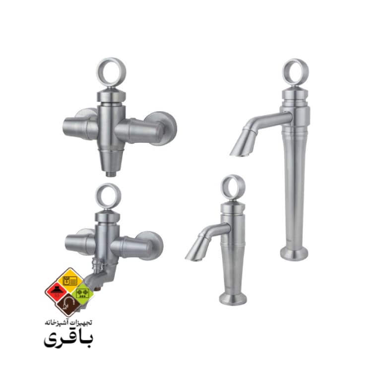 ست شیرآلات راسان مدل آنیتا کروم مات — تصویر ۴