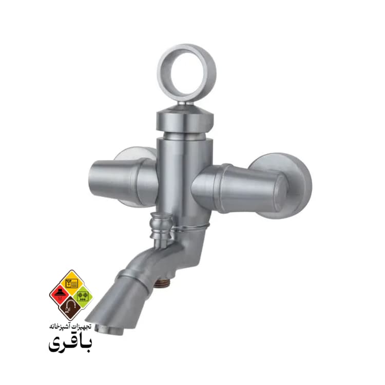 شیر حمام راسان مدل آنیتا کروم مات — تصویر ۳
