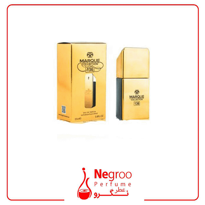 عطر 25 میل مارکویی کالکشن کد 136 رایحه وان میلیون اورجینال