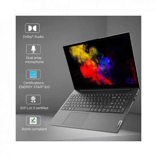 لپ تاپ لنوو V15 LENOVO i3 1215U-16GB-512GB-INTEL-FHD — تصویر ۴