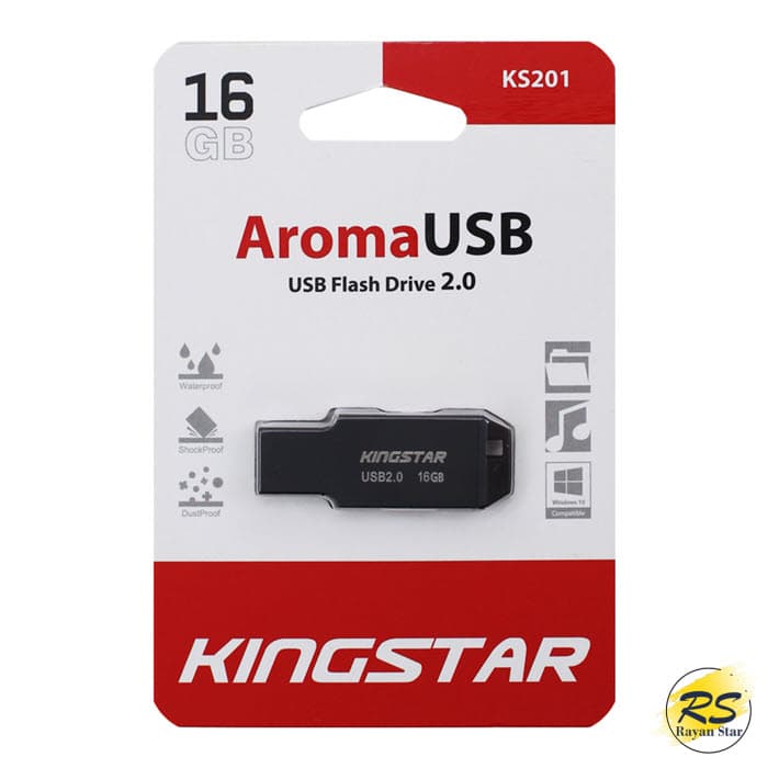 فلش مموری کینگ استار مدل Kingstar Aroma KS201 ظرفیت 16 گیگابایت