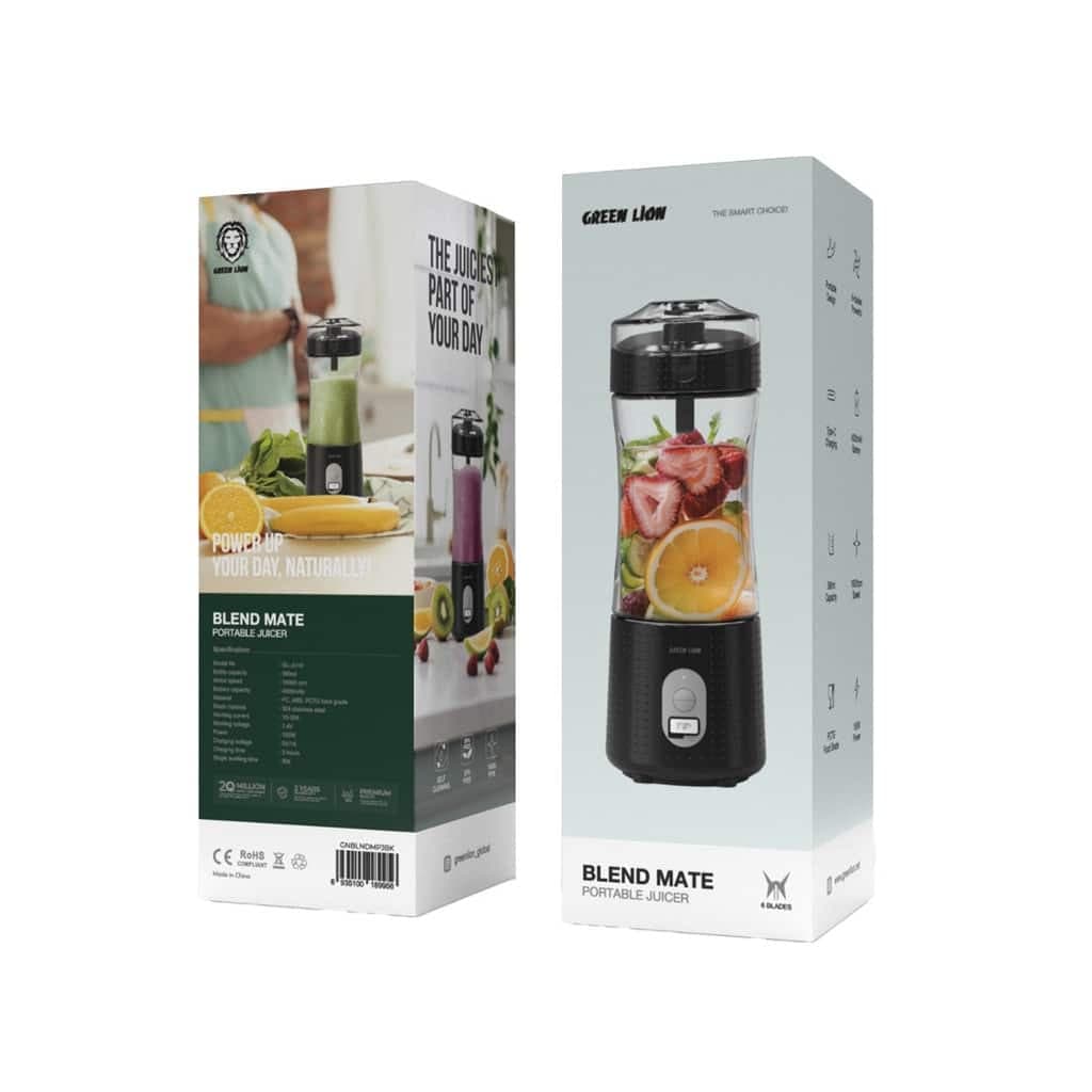 شیکر شارژی قابل حمل گرین لاین مدل Green Lion Blend Mate Portable Juicer — تصویر ۶