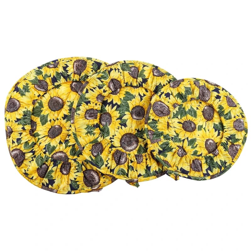 سرویس دم کنی 3 تکه (طرح گل آفتابگردان)