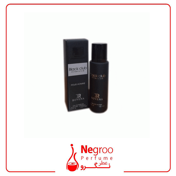 عطر 30 میل روونا مدل بلک کلاب رایحه آرماف کلاب د نایت اورجینال — تصویر ۴