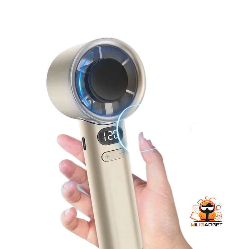 پنکه دستی شارژی M11 Mini با 100 سرعت — تصویر ۳
