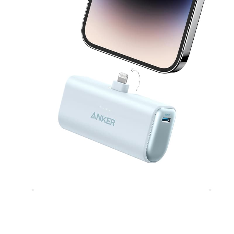 پاور بانک انکر Anker Nano Power Bank Lightning 12W مدل A1645 ظرفیت 5000 میلی آمپر به همراه کابل USB-C — تصویر ۴