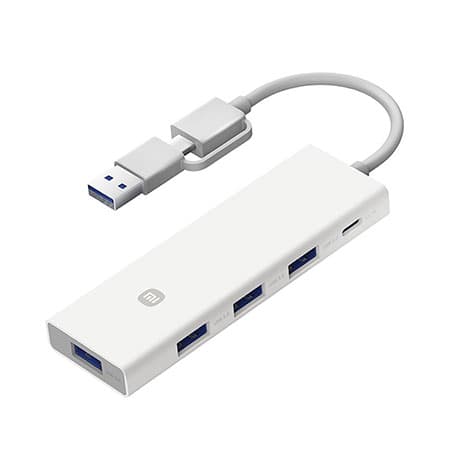 هاب 4 پورت دو سر USB3.0 شیائومی مدل XMSTFXQ01YM