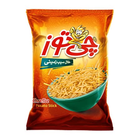 خلال سیب زمینی چی توز مقدار 60 گرم