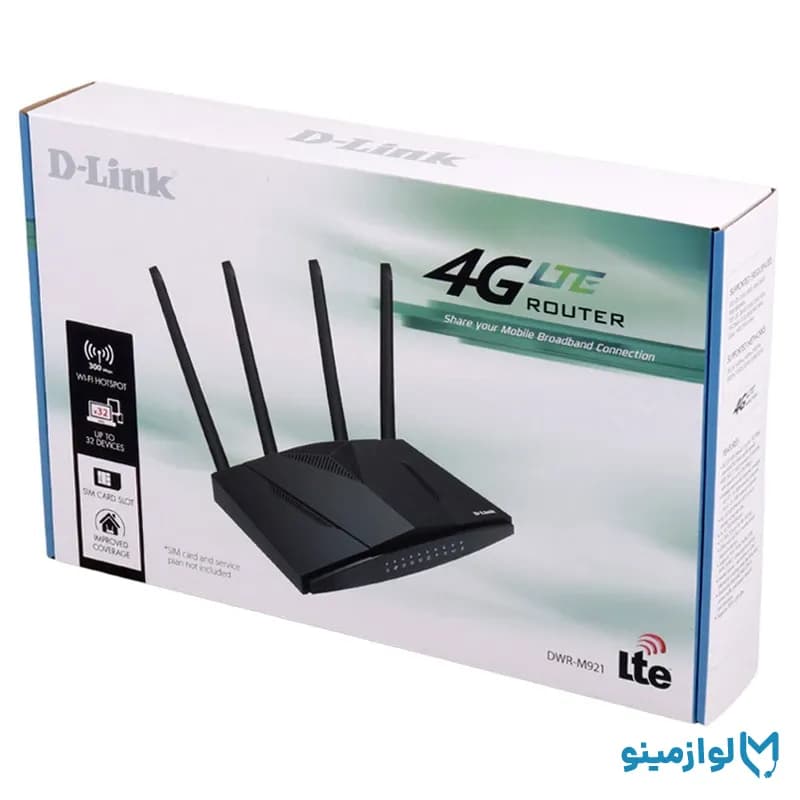 روتر بی سیم 5G دی-لینک مدل DWR-M921 AC1200 اپن باکس با جعبه — تصویر ۲