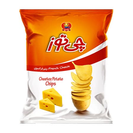 چیپس پنیر فرانسوی چی توز مقدار 60 گرم