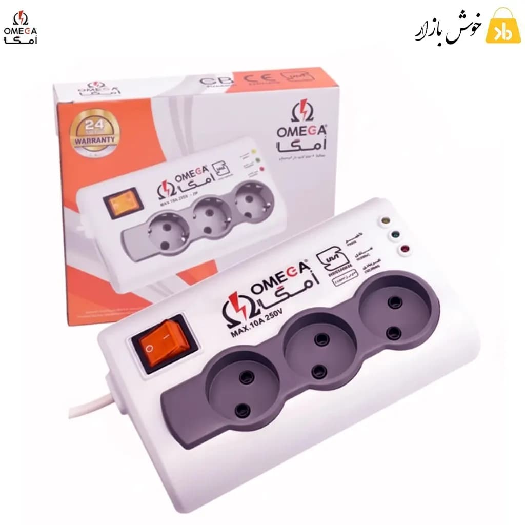 محافظ برق یخچال فریزر امگا مدل P3100 طول 1.5 متر — تصویر ۷