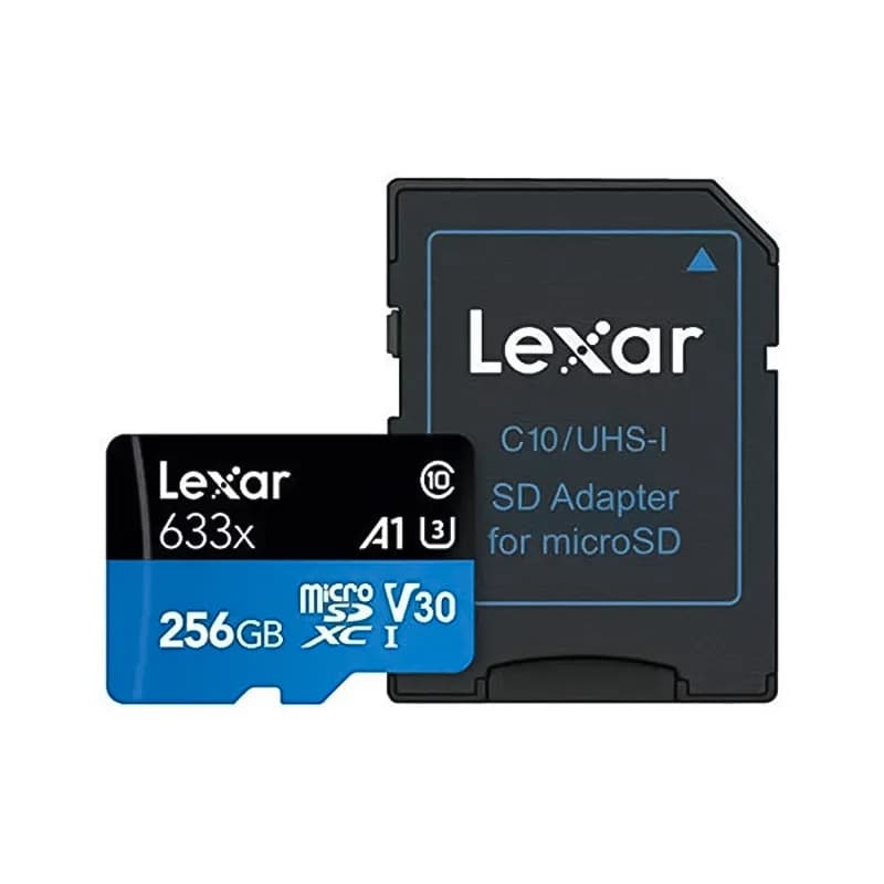 کارت حافظه MicroSDXC لکسار A1 V30 کلاس 10 ظرفیت 256 گیگابایت + خشاب — تصویر ۴