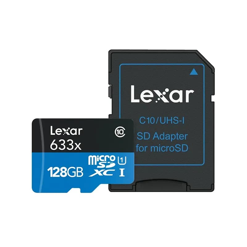 کارت حافظه MicroSDXC لکسار A1 V30 کلاس 10 ظرفیت 128 گیگابایت + خشاب — تصویر ۵