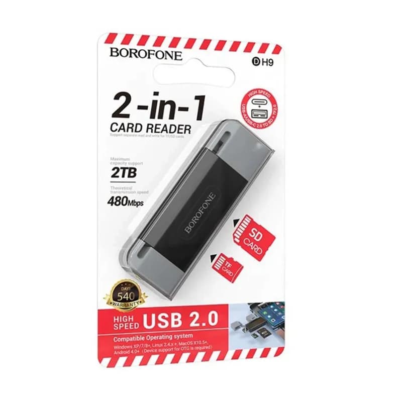 رم ریدر USB2.0 و تایپ سی بروفون مدل DH9 — تصویر ۴