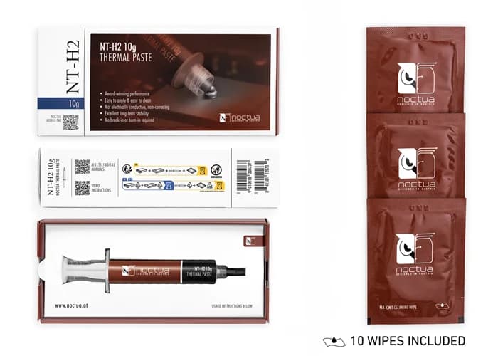 خمیر حرارتی noctua NT-H2 10g — تصویر ۹