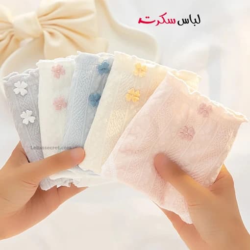 شورت نخ پنبه وارداتی فانتزی ls411 — تصویر ۱۰
