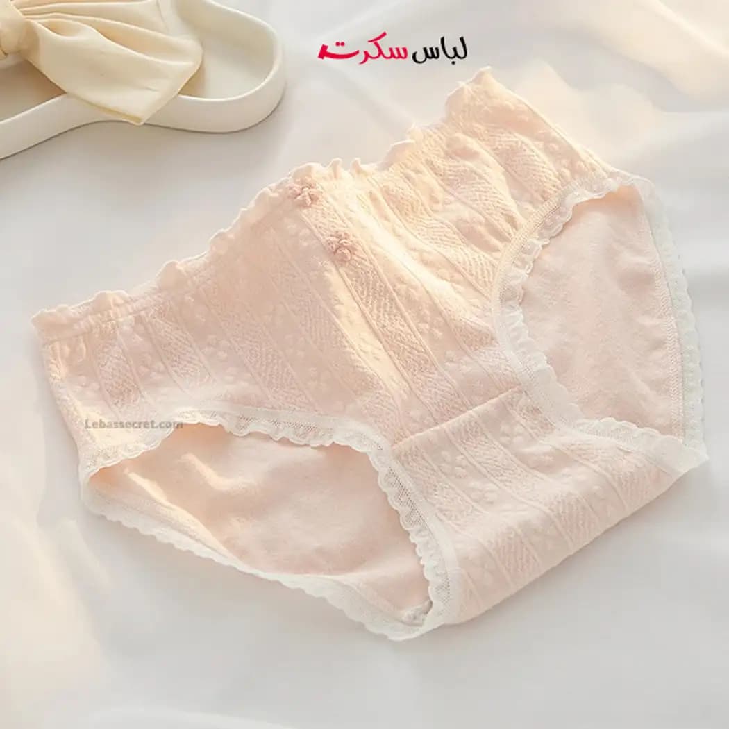 شورت نخ پنبه وارداتی فانتزی ls411 — تصویر ۹