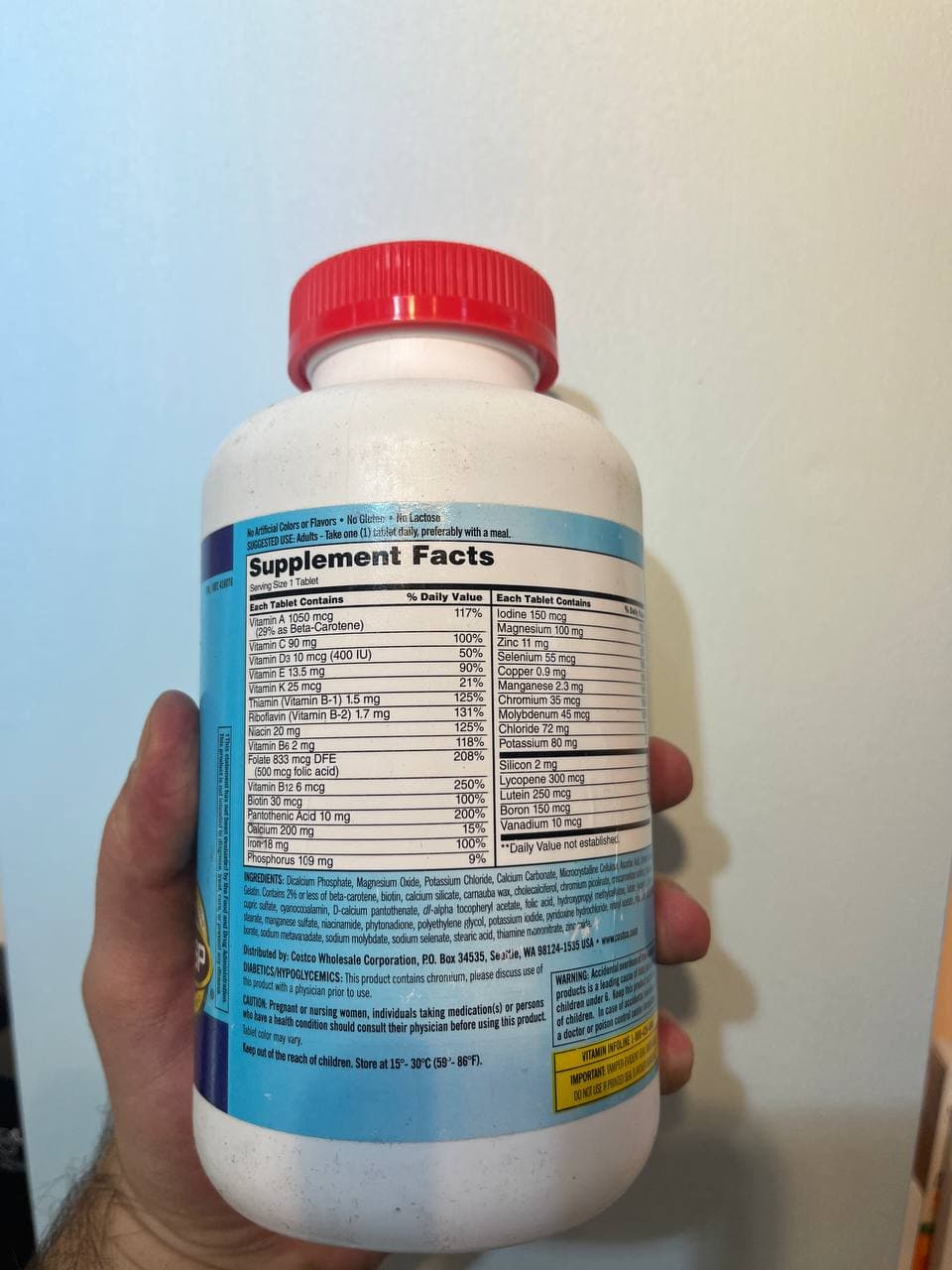 مولتی ویتامین دیلی کرکلند 500 عددی | Daily Multi Kirkland — تصویر ۷