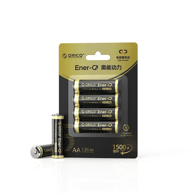 باتری قابل شارژ Type-C قلمی ORICO مدل EG۵C-UN-4PK-BP