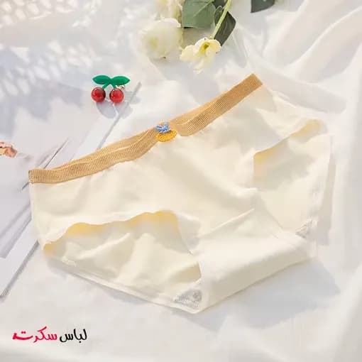 شورت کبریتی نخی توت فرنگی ls266 — تصویر ۳