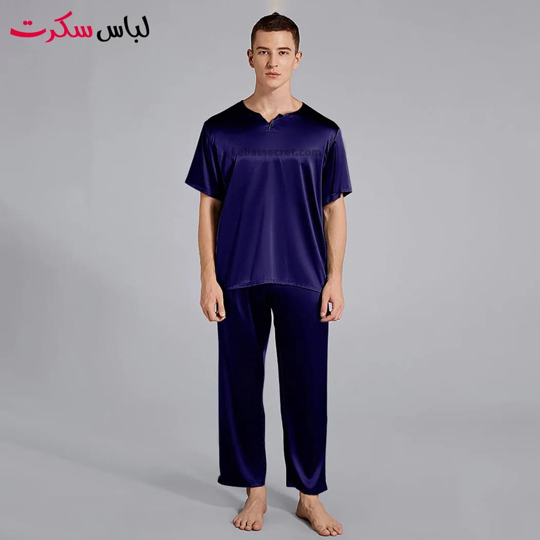 لباس خواب مردانه ساتن ابریشم Lebassecret969 — تصویر ۴