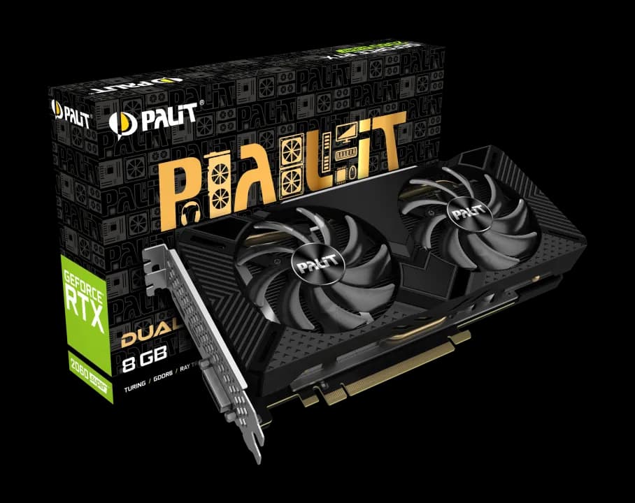 کارت گرافیک Palit GeForce RTX 2060 Super Dual DDR6 ظرفیت 8 گیگابایت آکبند