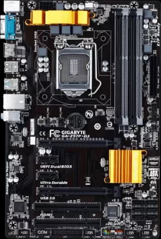 مادربرد Gigabyte GA-Z97P-D3 سوکت LGA1150 چیپست Intel Z97 فرم فاکتور ATX با پشتیبانی از پردازنده‌های نسل 4 اینتل و حافظه DDR3
