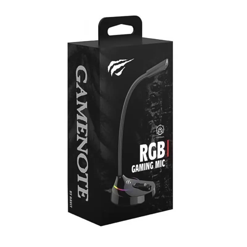 میکروفون رومیزی گیمینگ سیم دار هویت مدل GK55 RGB — تصویر ۹