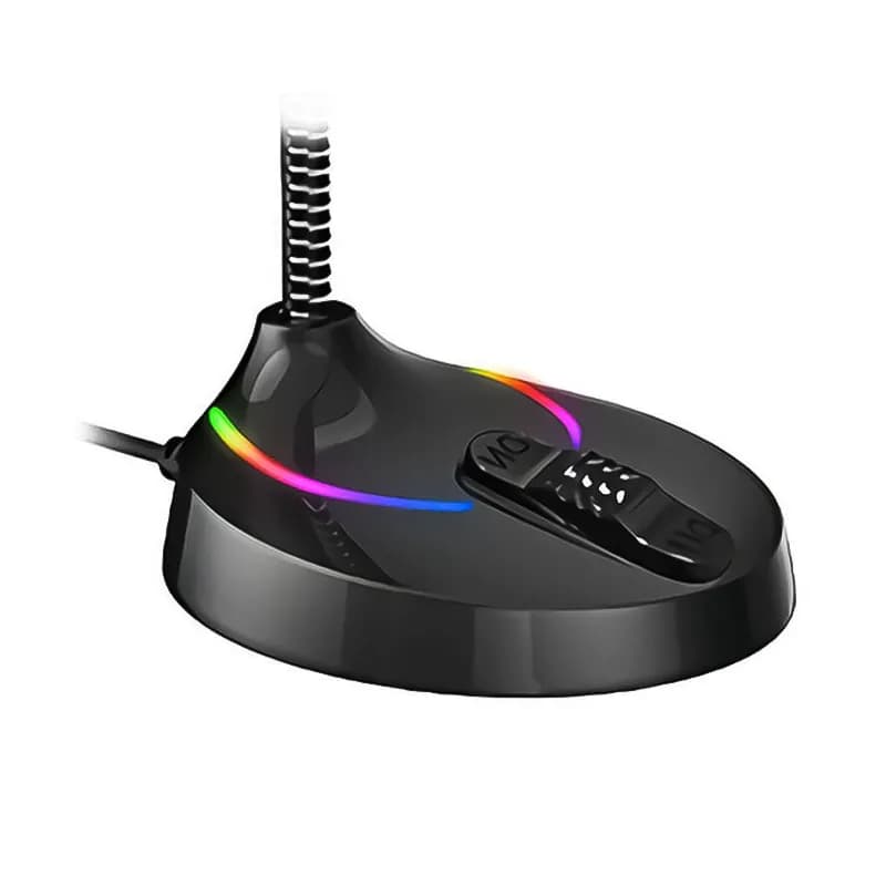 میکروفون رومیزی گیمینگ سیم دار هویت مدل GK55 RGB — تصویر ۴