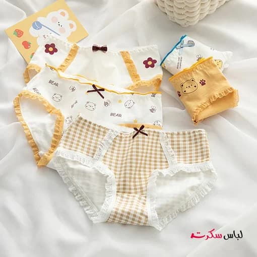 شورت فانتزی بسته 3 عددی ls412 — تصویر ۵