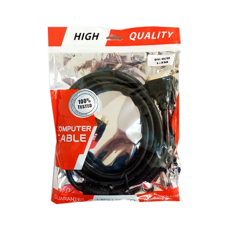 کابل تصویر DVI مدل High Quality با طول 3 متر — تصویر ۷