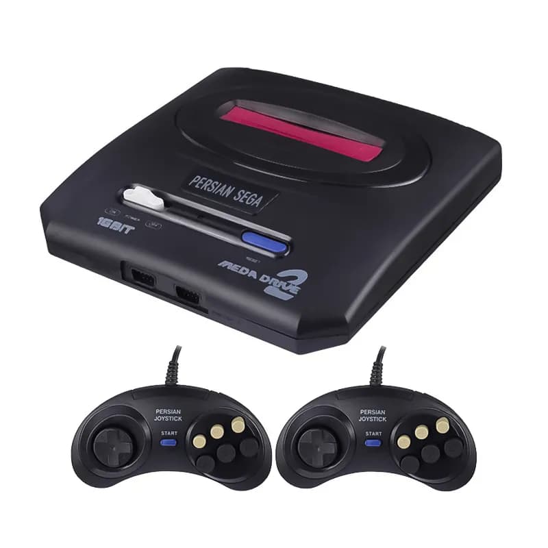 کنسول بازی سگا مدل Persian SEGA Mega Drive 2 همراه با دو دسته