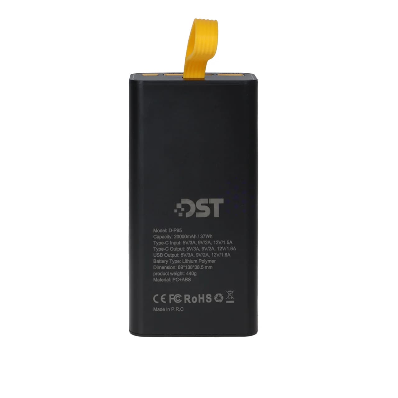 پاوربانک PD و فست شارژ DST 22.5W 20000mAh مدل D-P95 – مشکی – DST (گارانتی یکساله DST) — تصویر ۱۰