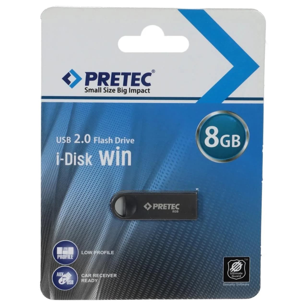 فلش مموری PRETEC USB2.0 مدل Win ظرفیت 8GB – مشکی (گارانتی فراگامان)