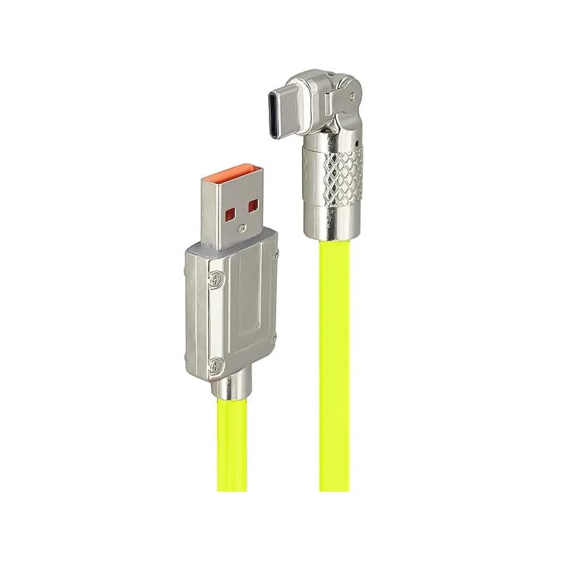 کابل شارژ Type-C فست شارژ 120W 2.4A جکنگ JC-26 – زرد