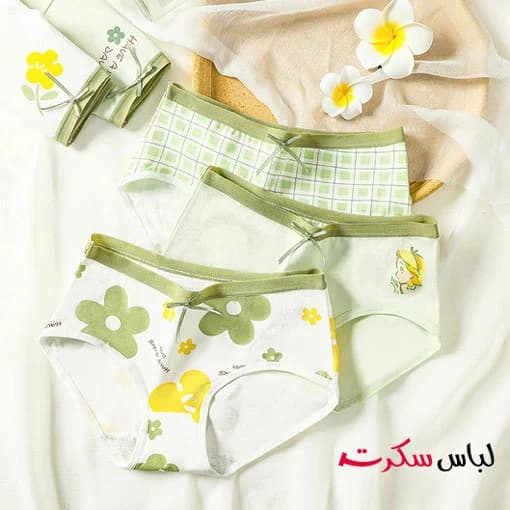 شورت نخی زنانه بسته 3عددی ls00314 — تصویر ۵