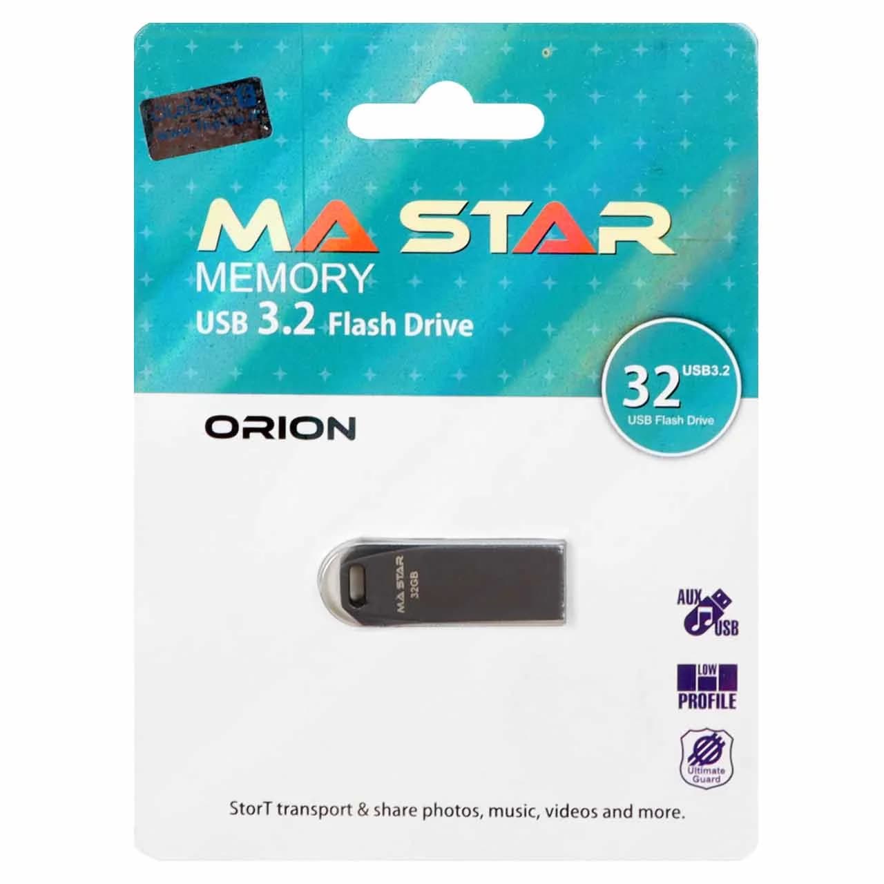 MA Star Orion USB 3.2 Flash Memory – 32GB – خاکستری (گارانتی فراگامان)