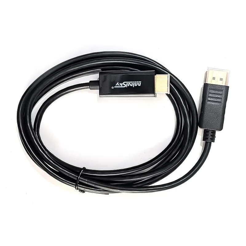 کابل تبدیل Display به HDMI مینی اسکای مدل MN-DH01 به طول 1.8 متر — تصویر ۳
