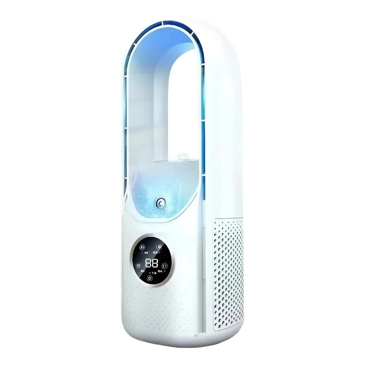 پنکه رومیزی بدون پره مدل Bladeless Fan – سفید — تصویر ۳