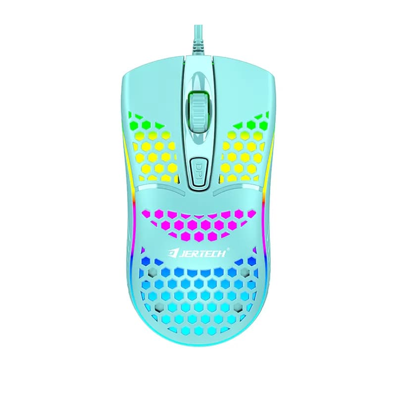 ماوس گیمینگ سیم دار جرتک مدل Jertech XP12 – آبی