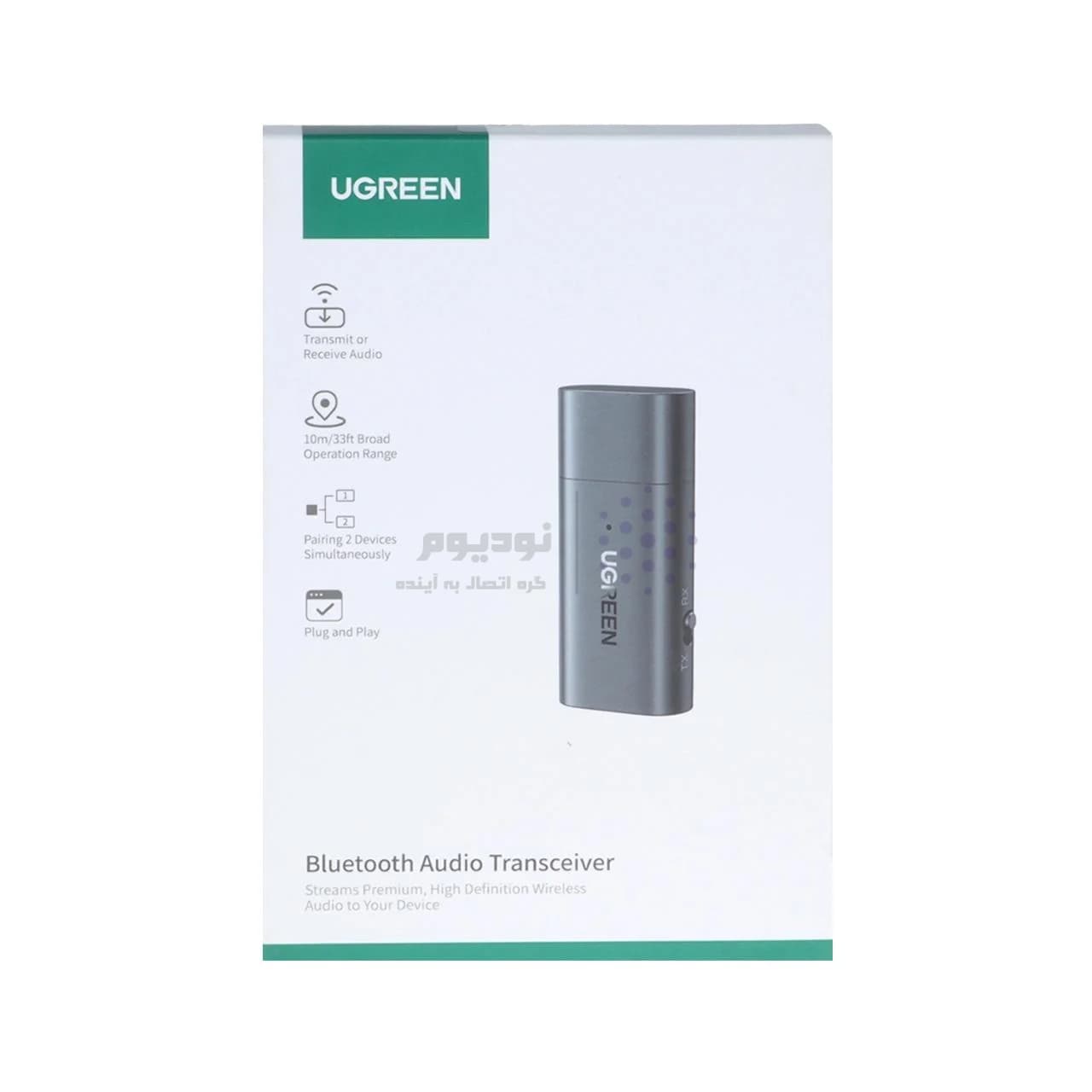 دانگل بلوتوث انتقال صدا UGREEN مدل CM523-60300 – مشکی (گارانتی 18 ماهه آسان پیشرو) — تصویر ۹